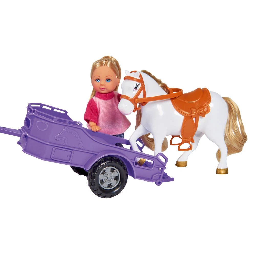 SIMBA Evi Love Jeep Met Paardentrailer 5 SIMBA Evi Love Jeep Met Paardentrailer - Afbeelding 5