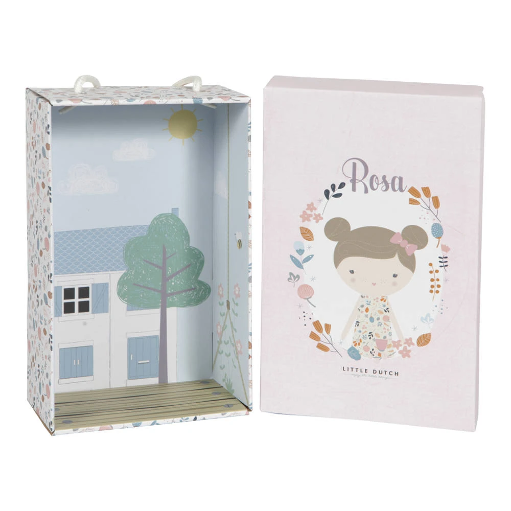 Little Dutch Knuffelpop Rosa - 35 Cm 5 Little Dutch Knuffelpop Rosa - 35 Cm - Afbeelding 5