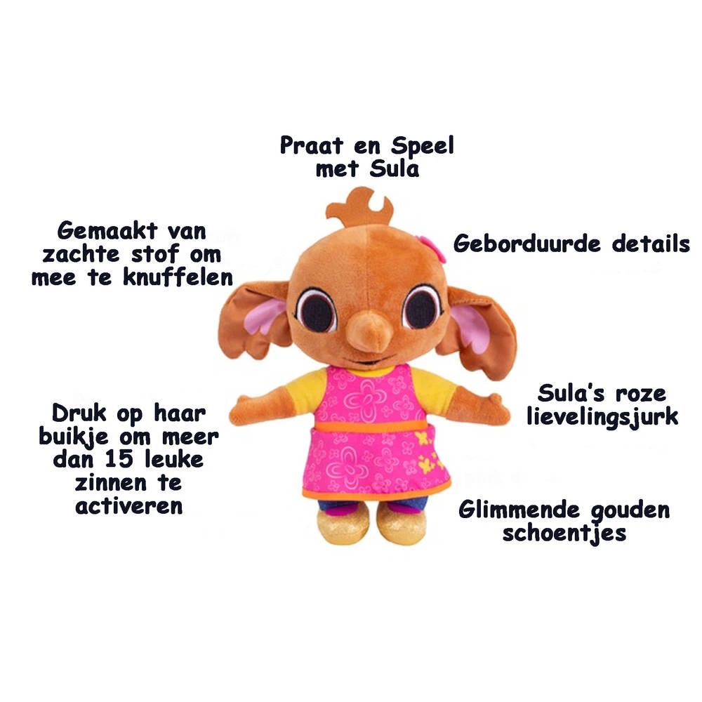 No Brand Bing Pratende Sula Knuffel 6 No Brand Bing Pratende Sula Knuffel - Afbeelding 6