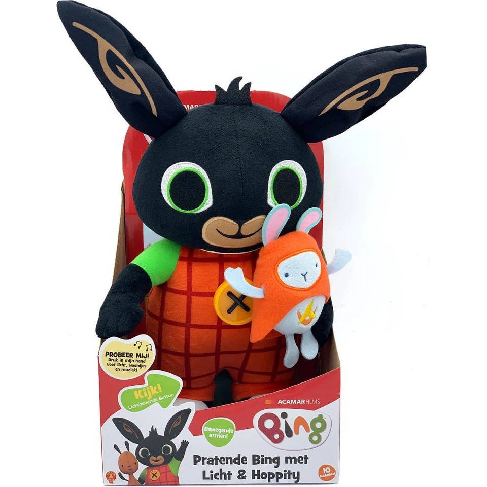 No Brand Pratende Bing En Hoppity Met Licht 2 No Brand Pratende Bing En Hoppity Met Licht - Afbeelding 2