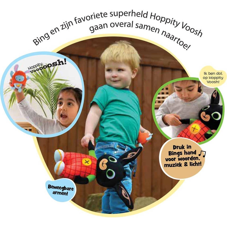 No Brand Pratende Bing En Hoppity Met Licht 6 No Brand Pratende Bing En Hoppity Met Licht - Afbeelding 6