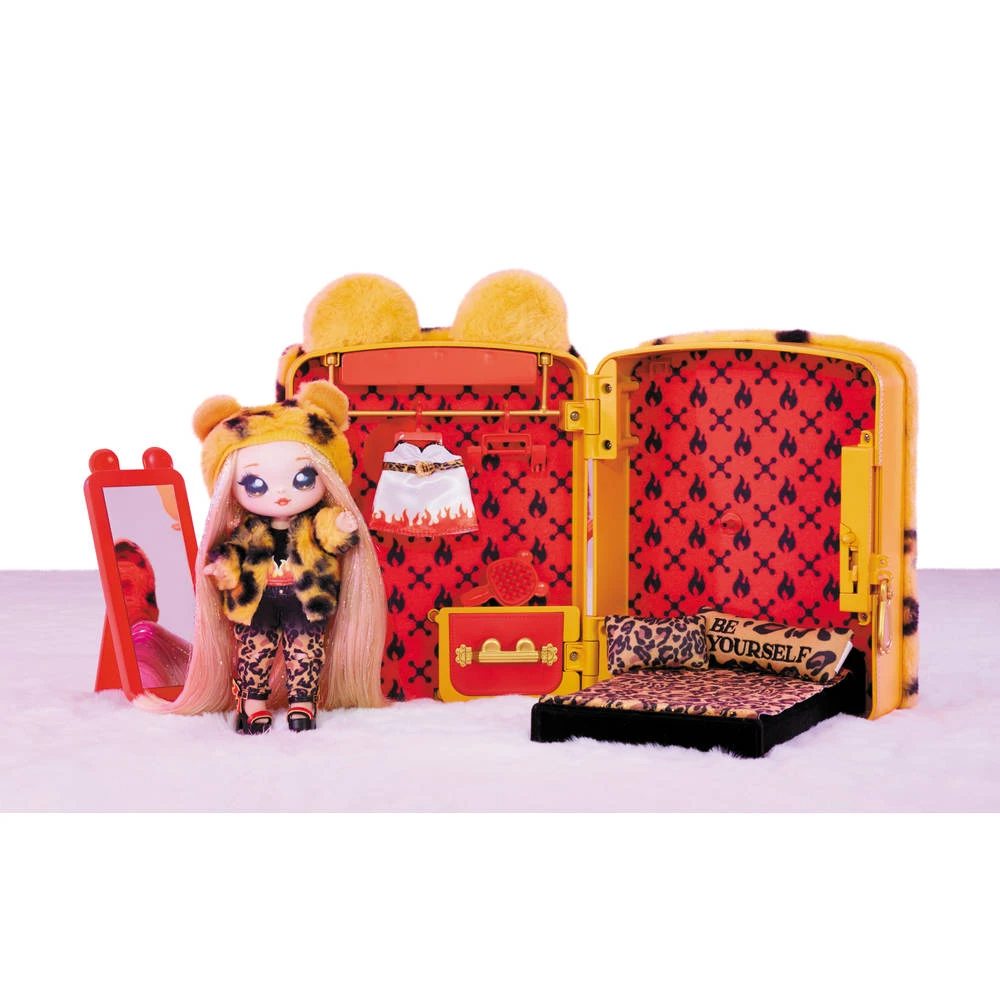 Na! Na! Na! Surprise 3-in-1 Backpack Bedroom Speelset Jennel Jaguar 2 Na! Na! Na! Surprise 3-in-1 Backpack Bedroom Speelset Jennel Jaguar - Afbeelding 2