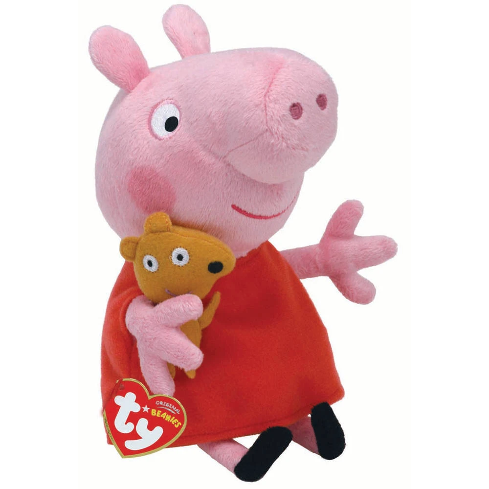 Ty Peppa Pig Knuffel - 15 Cm 1 Ty Peppa Pig Knuffel - 15 Cm