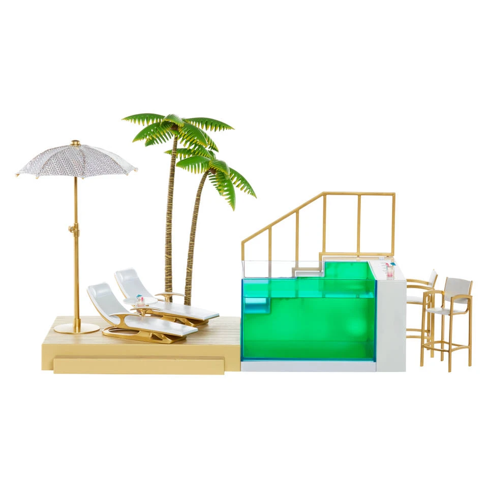 Rainbow High Kleurveranderende Pool & Beach Club Speelset 6 Rainbow High Kleurveranderende Pool & Beach Club Speelset - Afbeelding 6