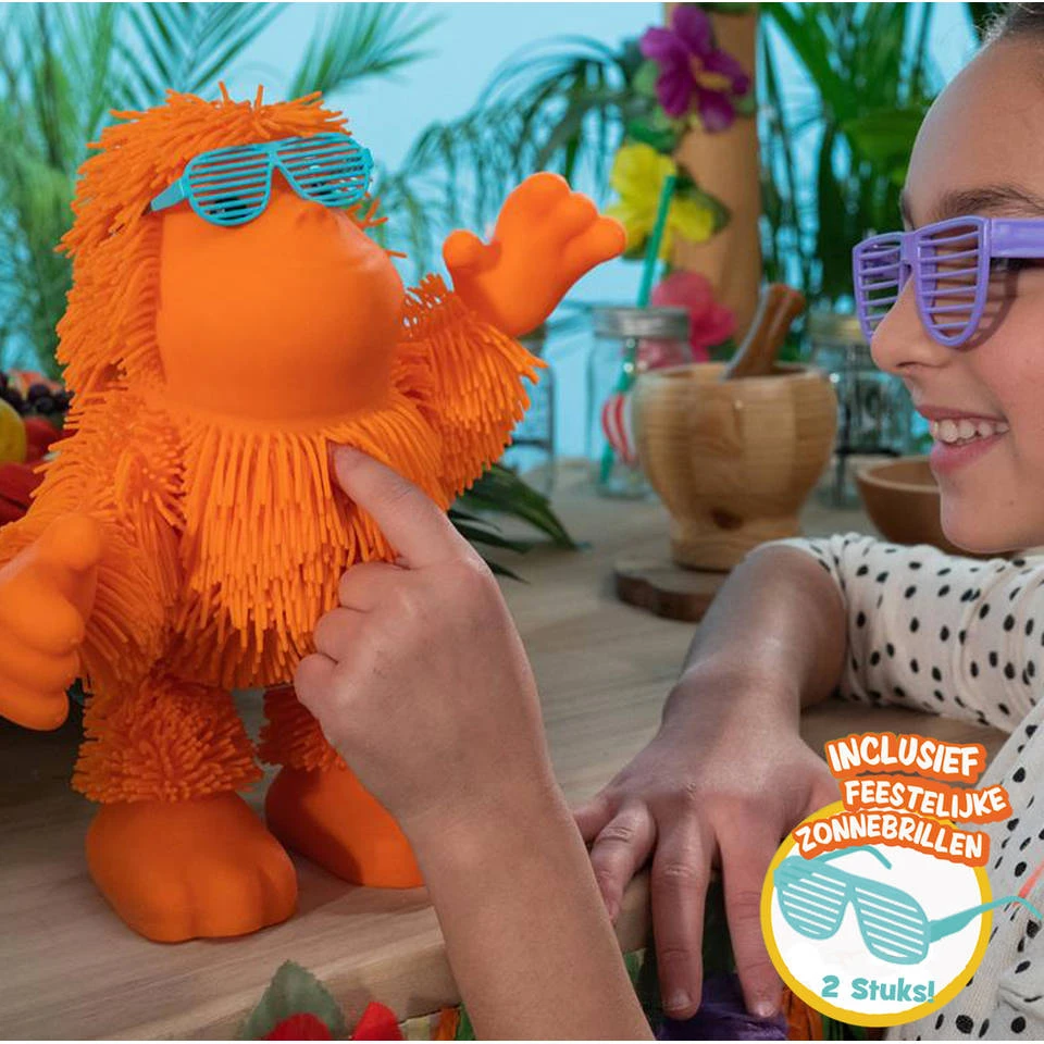 Jiggly Pets Tan-Tan Orang-oetan 6 Jiggly Pets Tan-Tan Orang-oetan - Afbeelding 6