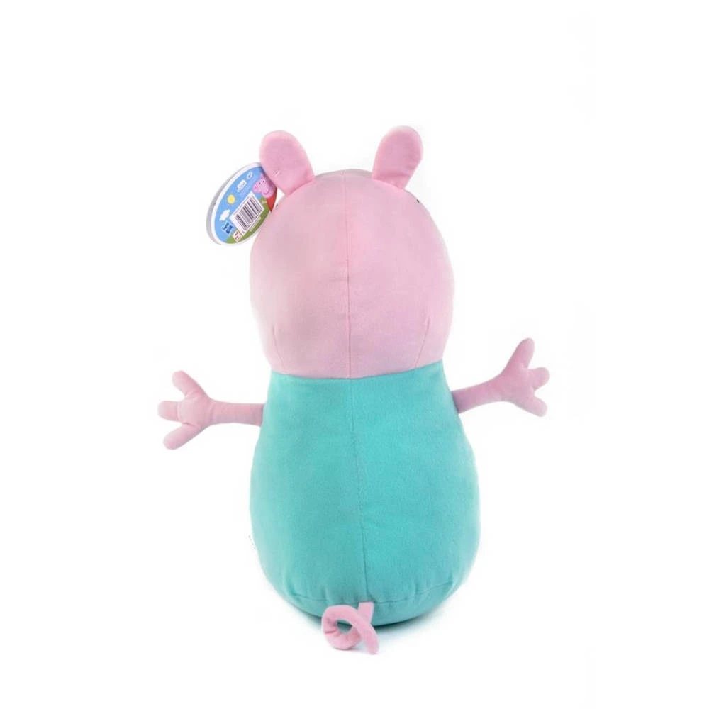 No Brand Peppa Pig Papa Pig Knuffel - 50 Cm 3 No Brand Peppa Pig Papa Pig Knuffel - 50 Cm - Afbeelding 3