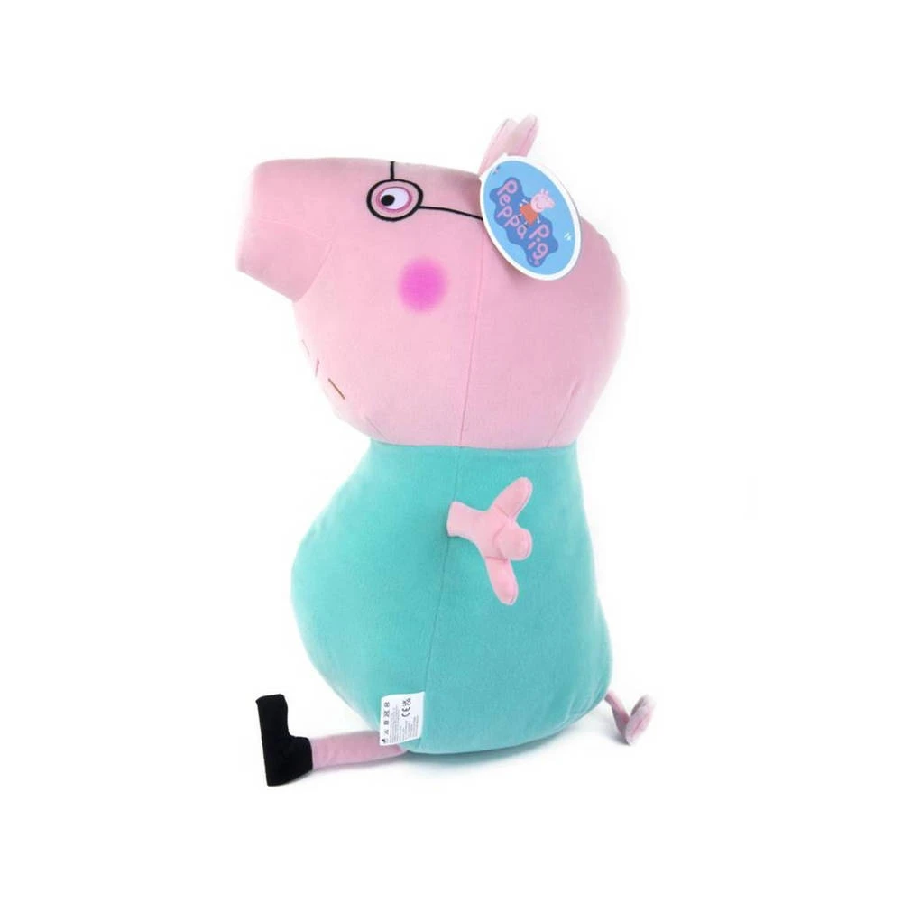 No Brand Peppa Pig Papa Pig Knuffel - 50 Cm 2 No Brand Peppa Pig Papa Pig Knuffel - 50 Cm - Afbeelding 2