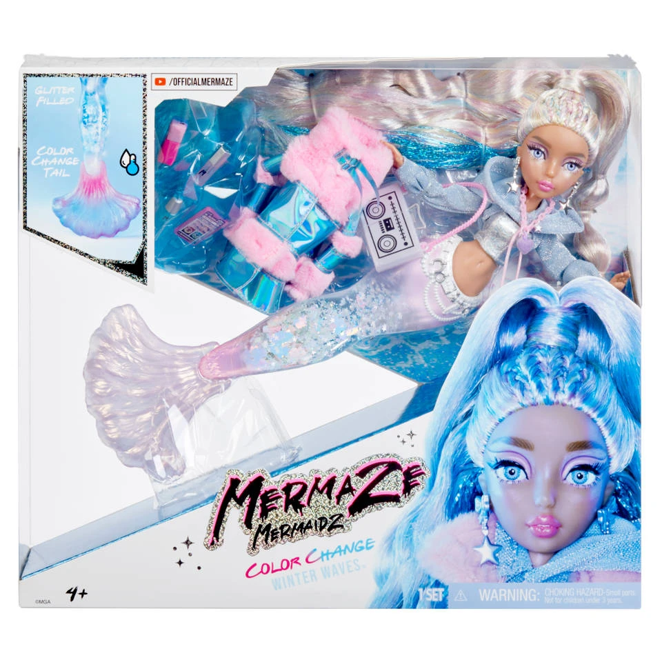 No Brand Mermaze Mermaidz Winter Waves Color Change Pop Kishiko 2 No Brand Mermaze Mermaidz Winter Waves Color Change Pop Kishiko - Afbeelding 2