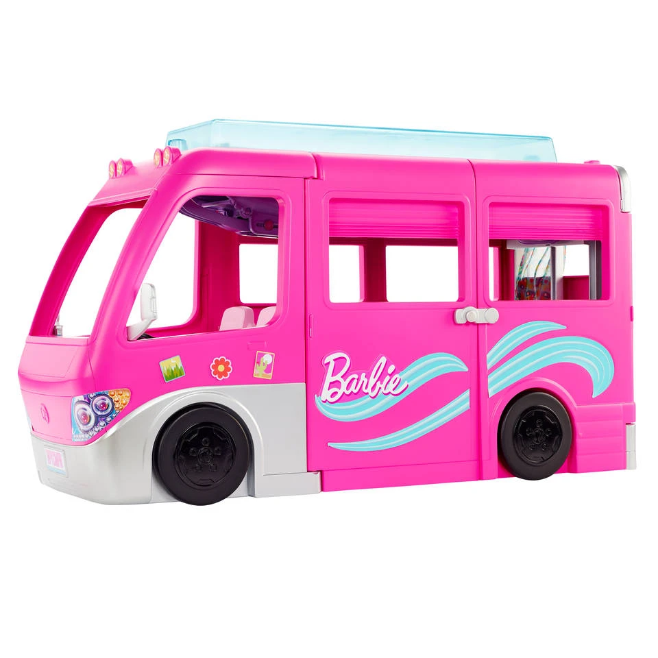 Barbie Droomcamper Met Zwembad En Accessoires 1 Barbie Droomcamper Met Zwembad En Accessoires