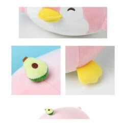 Miniso Pluchen Liggende Pinguïn Met Avocado - Roze -Speelgoedwinkel 1993839 b8b9920d