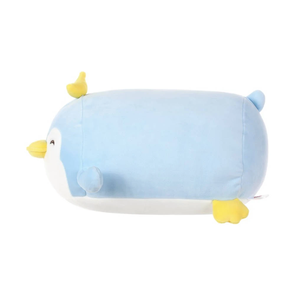Miniso Pluchen Liggende Pinguïn Met Banaan - Blauw 2 Miniso Pluchen Liggende Pinguïn Met Banaan - Blauw - Afbeelding 2