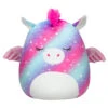 Pluchen Squishmallows Roze En Paarse Eenhoorn - 50 Cm