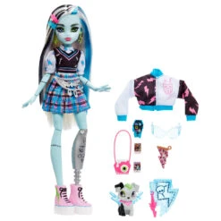MATTEL Monster High Frankie Stein Pop Met Huisdier En Accessoires -Speelgoedwinkel 1995015 3093dde2