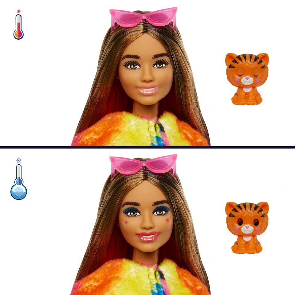Barbie Cutie Reveal Jungle Tijger Pop 6 Barbie Cutie Reveal Jungle Tijger Pop - Afbeelding 6