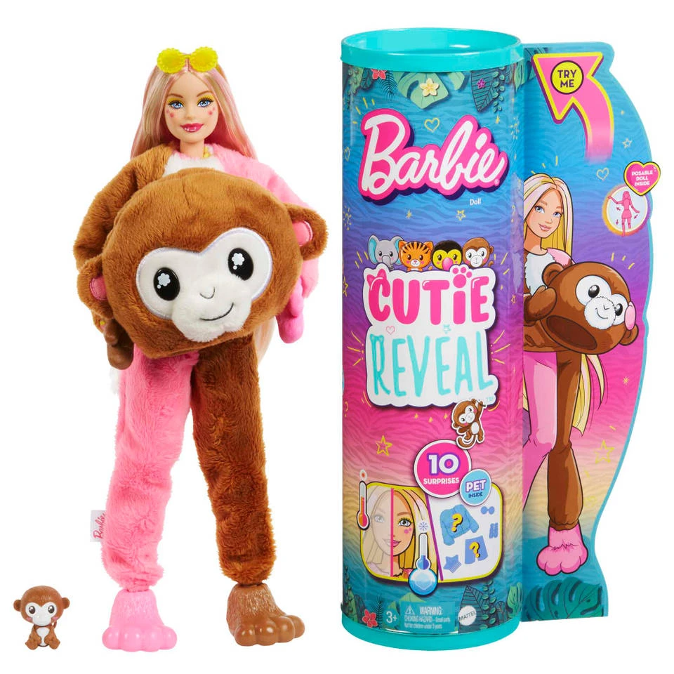 Barbie Cutie Reveal Jungle Aap Pop 1 Barbie Cutie Reveal Jungle Aap Pop