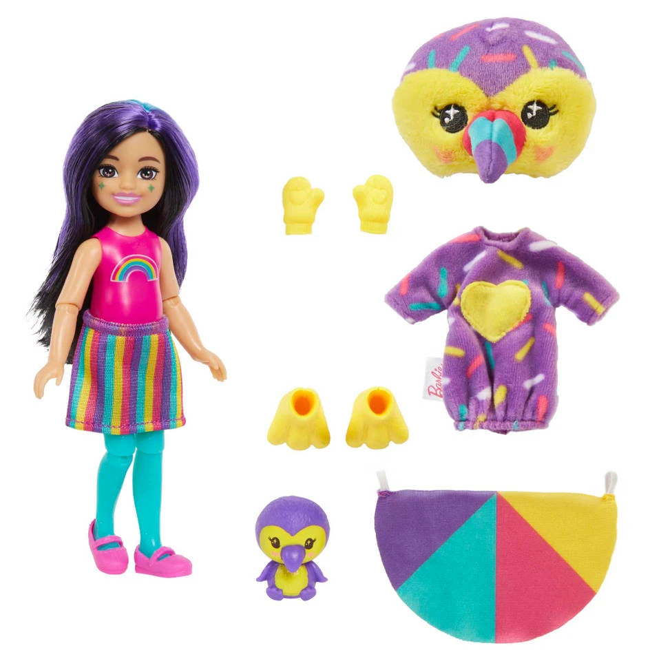 Barbie Cutie Reveal Jungle Toekan Pop Chelsea 3 Barbie Cutie Reveal Jungle Toekan Pop Chelsea - Afbeelding 3