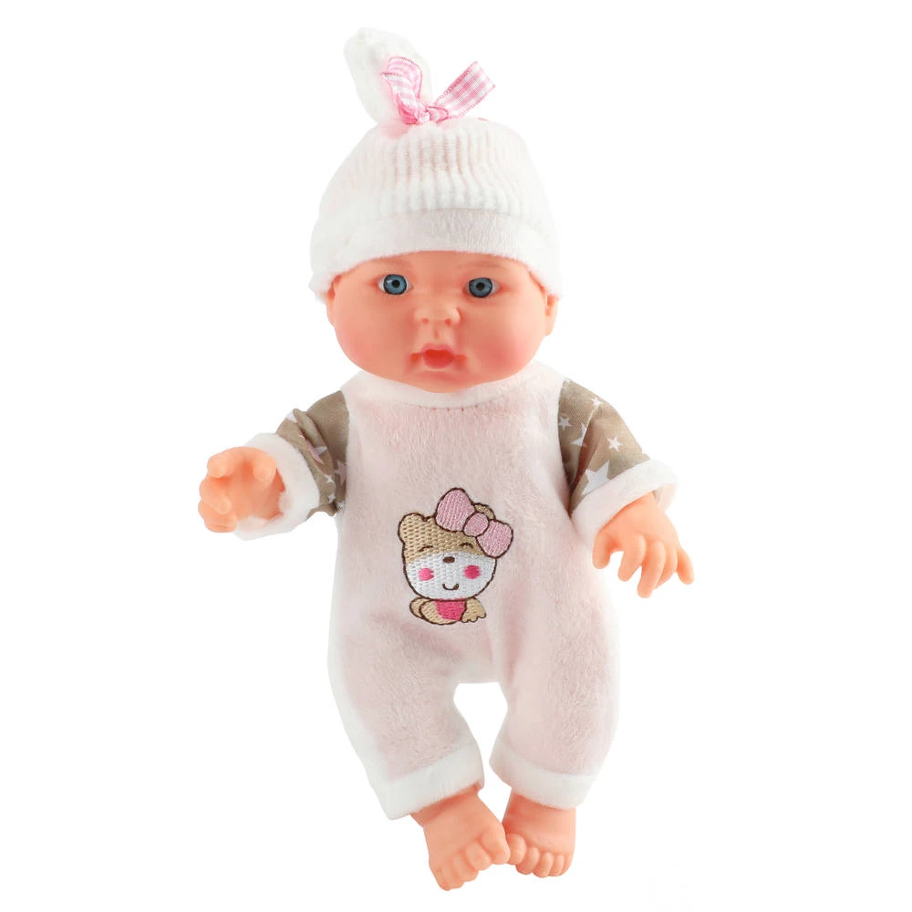 No Brand Baby Beau Pop Met Muts - 23 Cm 4 No Brand Baby Beau Pop Met Muts - 23 Cm - Afbeelding 4