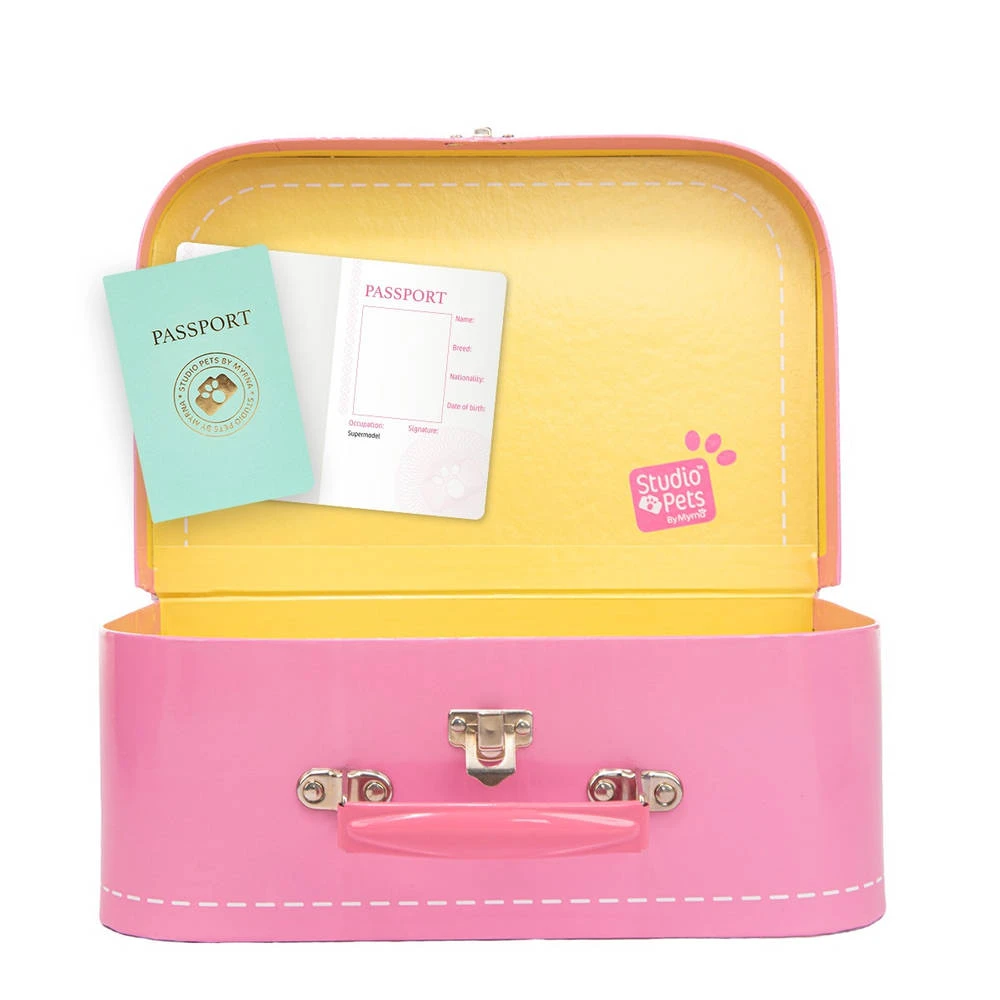 No Brand Studio Pets Koffertje Voor 23 Cm Knuffels - Roze 2 No Brand Studio Pets Koffertje Voor 23 Cm Knuffels - Roze - Afbeelding 2