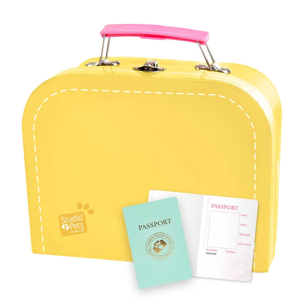 No Brand Studio Pets Koffertje Voor 16 Cm Knuffels - Geel 1 No Brand Studio Pets Koffertje Voor 16 Cm Knuffels - Geel