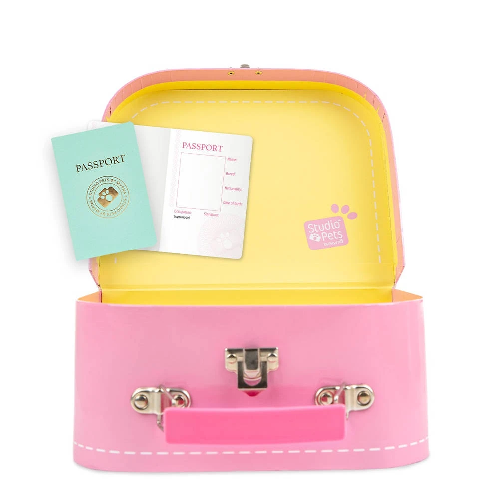 No Brand Studio Pets Koffertje Voor 16 Cm Knuffels - Roze 2 No Brand Studio Pets Koffertje Voor 16 Cm Knuffels - Roze - Afbeelding 2