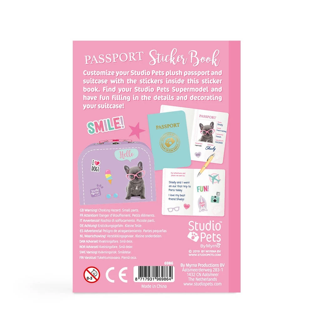 No Brand Studio Pets Paspoort Stickerboek Voor 16 Cm 2 No Brand Studio Pets Paspoort Stickerboek Voor 16 Cm - Afbeelding 2